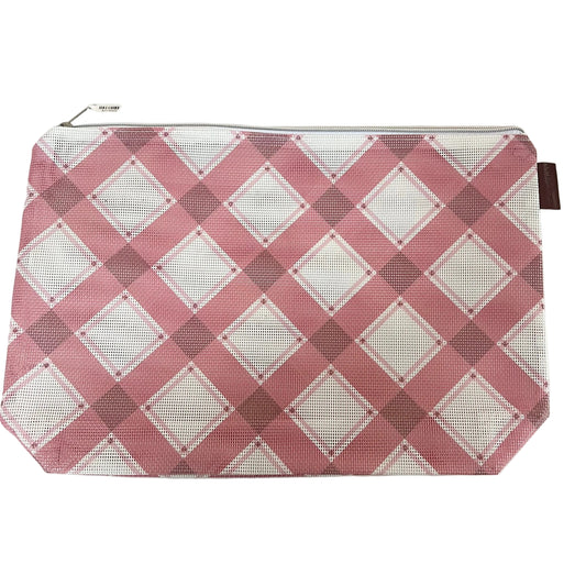 Berry Plaid Large Project Bag