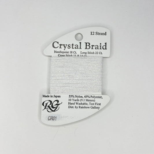 Crystal Braid - CR01 White Pearl