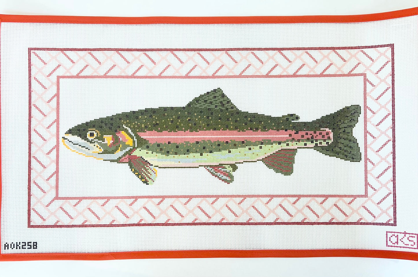 Trout on Brick Pattern