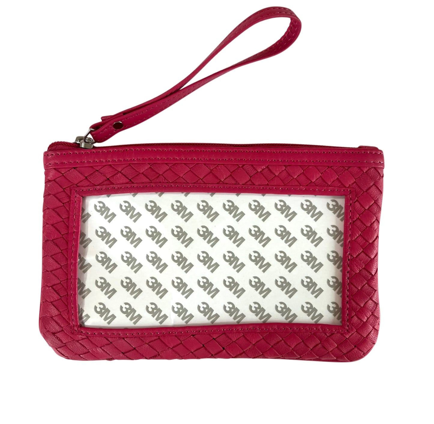 Leather Woven Clutch