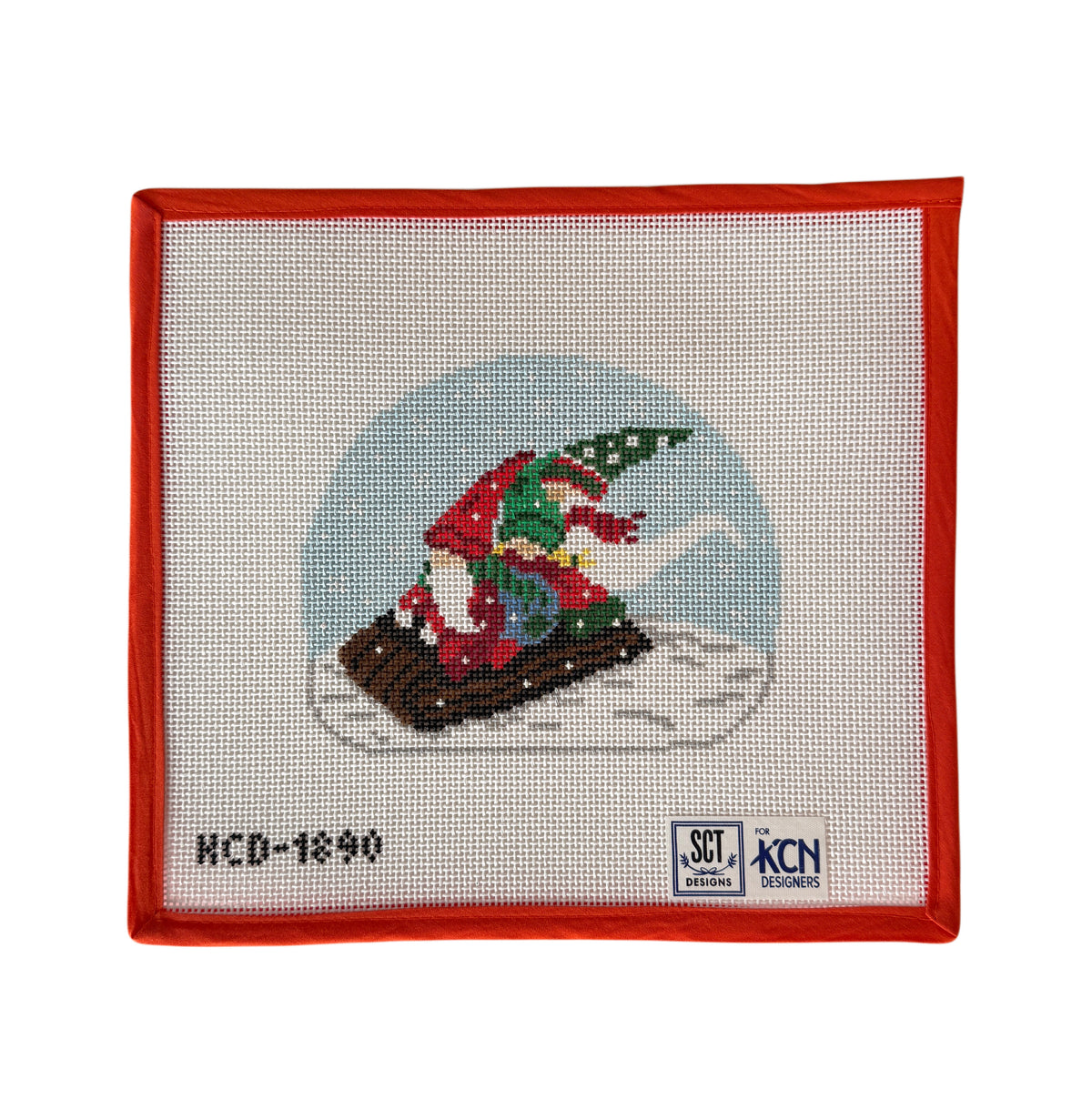 Clark, Sally and Ned Gnomes on Sled