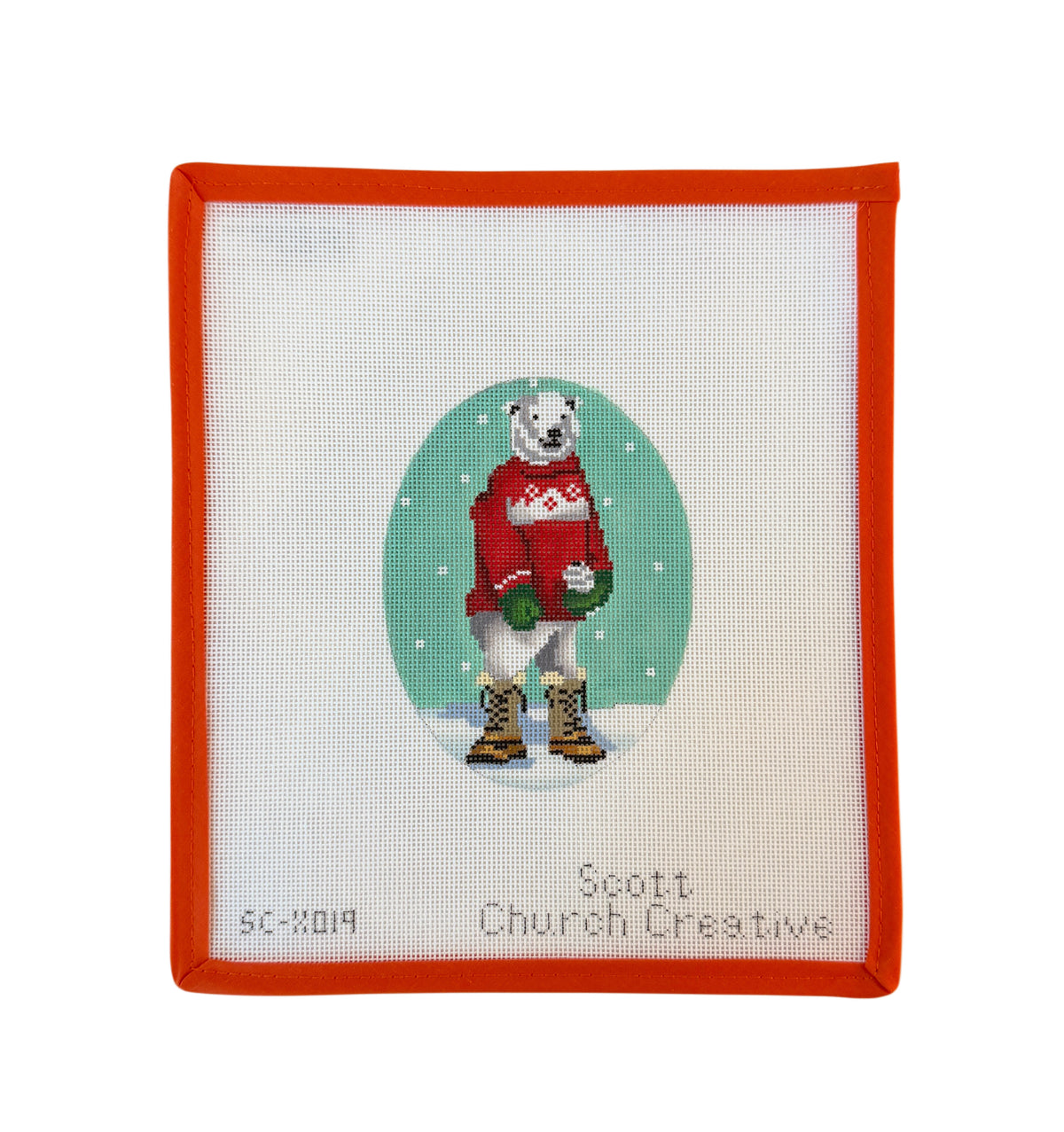 Polar Bear w/ Red Sweater - XO19