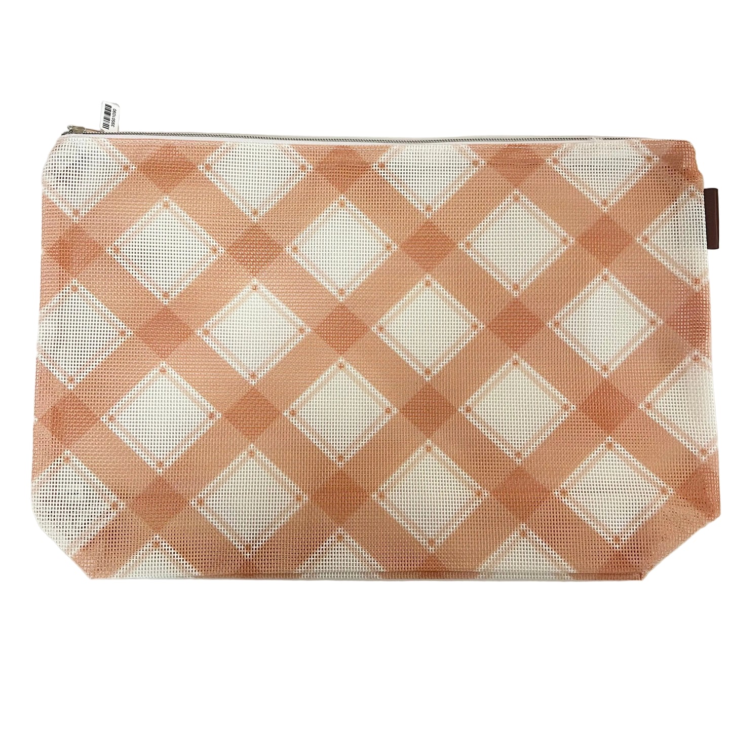 Pumpkin Plaid Large Project Bag