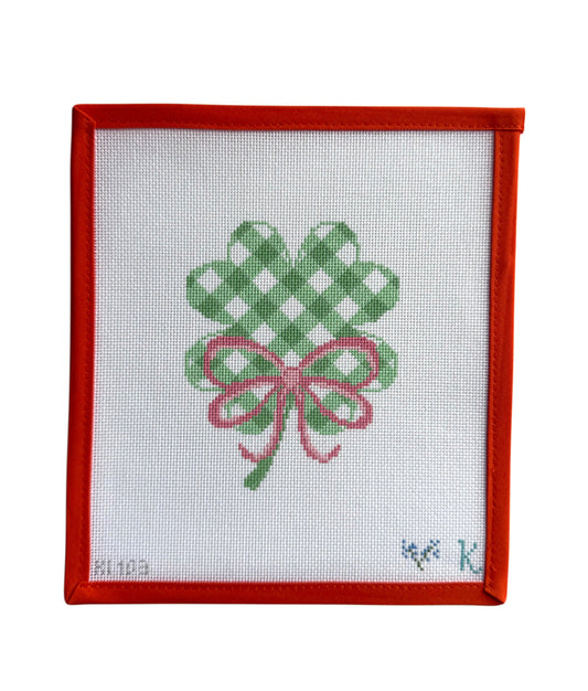 Shamrock w/ Pink Bow