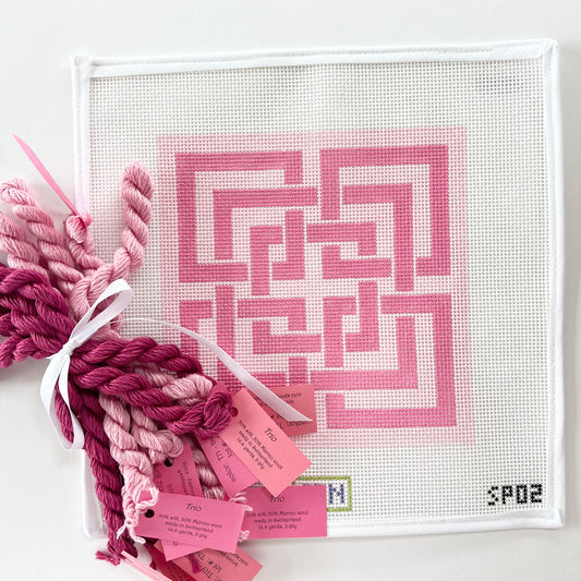 Shell Pink Squares Kit - 10 Mesh