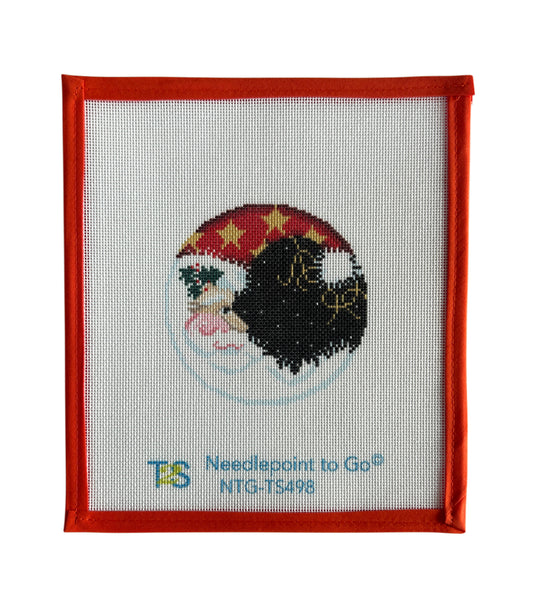 Santa Moon Round