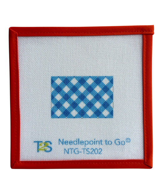 Blue Gingham Insert