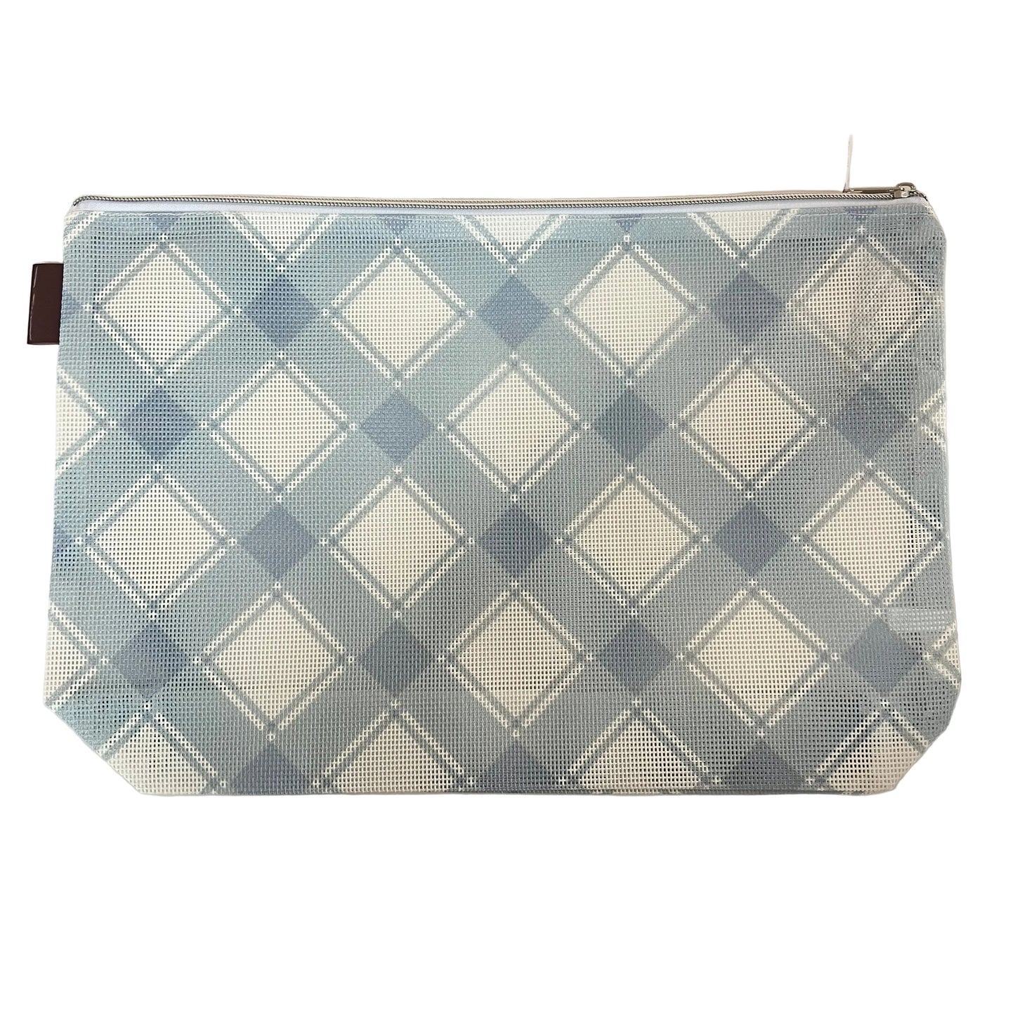 Bluebell Plaid Large Project Bag