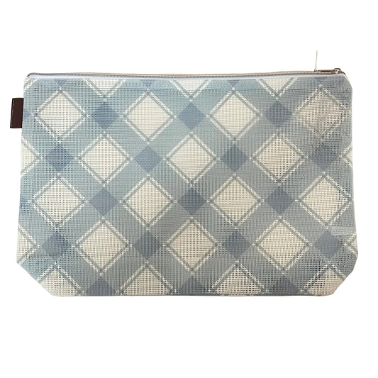 Bluebell Plaid Large Project Bag