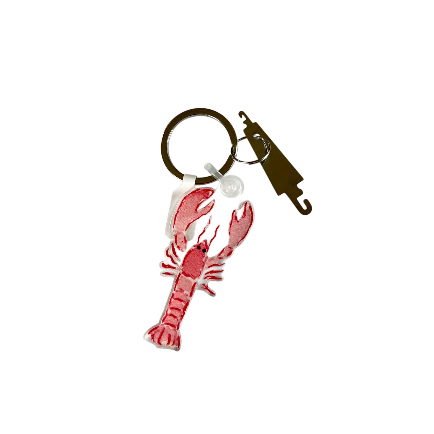 Lobster Keychain and Needle Threader