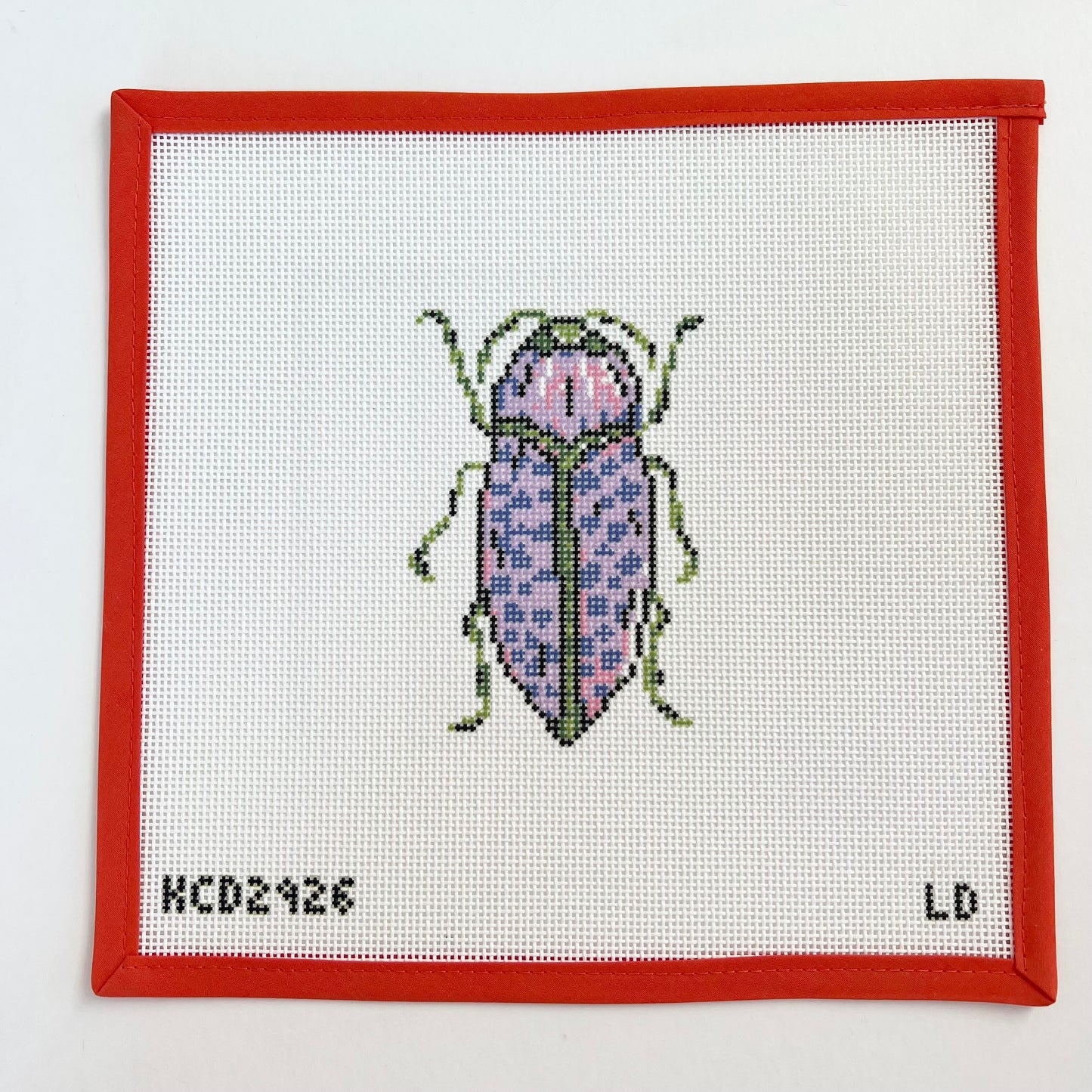 Purple Beetle Canvas