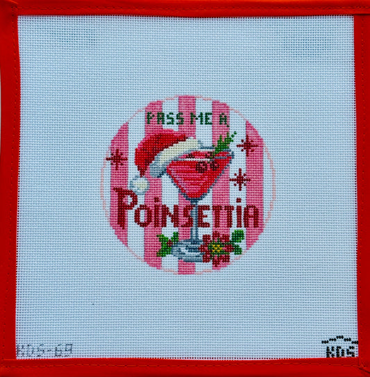 Happier Hour Coaster - Poinsetta