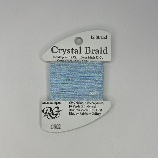 Crystal Braid - CR02 Baby Blue Pearl