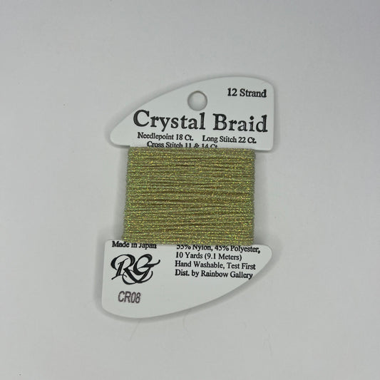 Crystal Braid - CR08 Old Gold Pearl