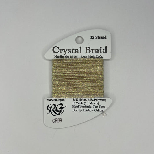 Crystal Braid - CR09 Vatican Gold Pearl