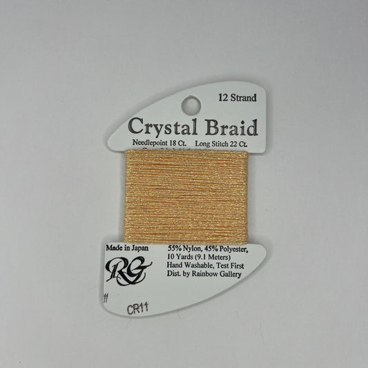 Crystal Braid - CR11 Peach Pearl