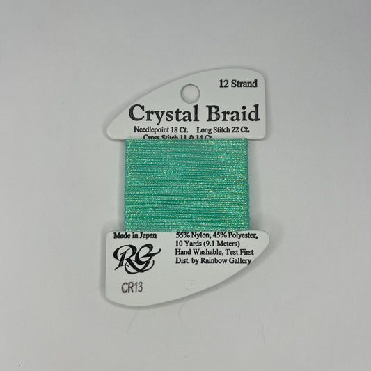 Crystal Braid - CR13 Aqua Pearl
