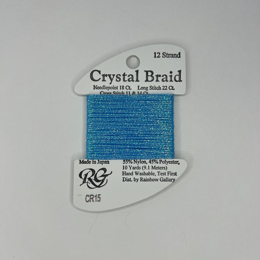 Crystal Braid - CR15 Blue Pearl