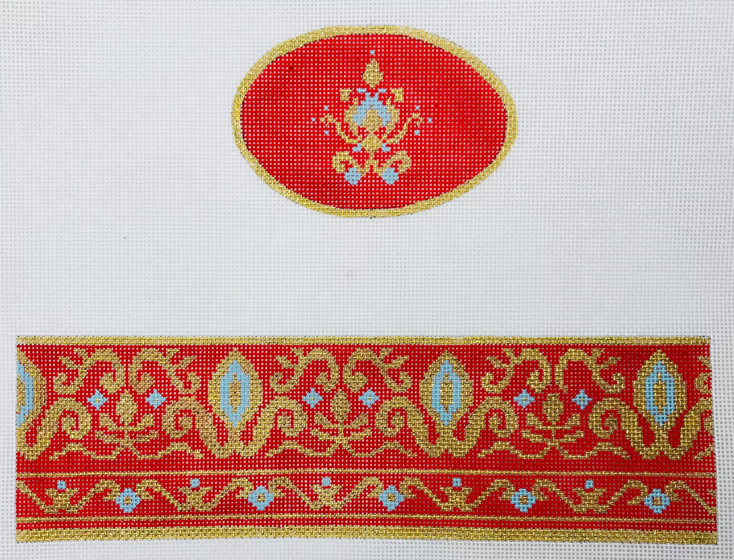FS-O-1A Red & Turquoise Hinged Box