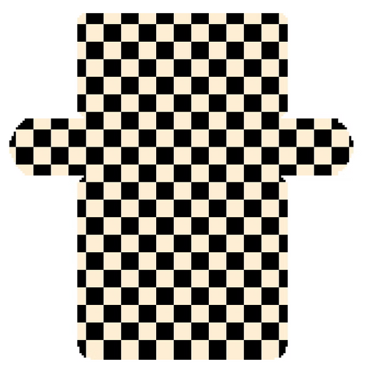 FS-Clutch-9 Beige Black Check