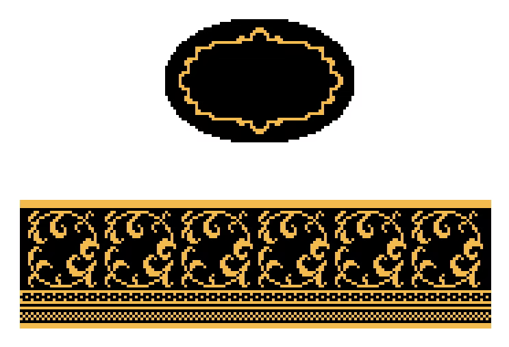 FS-O-18C Black & Gold Hinged Box