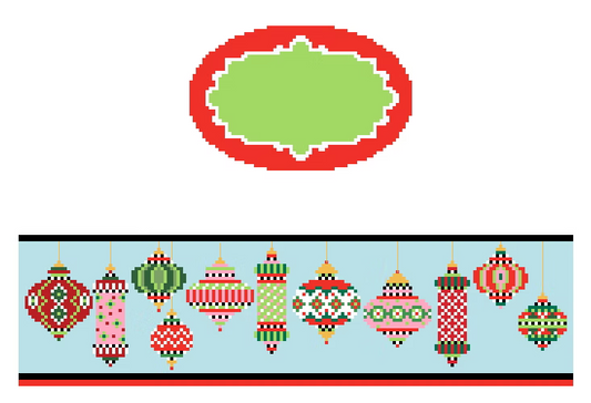 FS-O-37 Christmas Ornaments Hinged Box