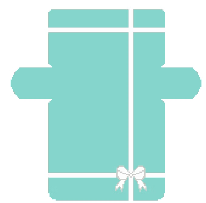 FS-Clutch-14 Teal with Bow