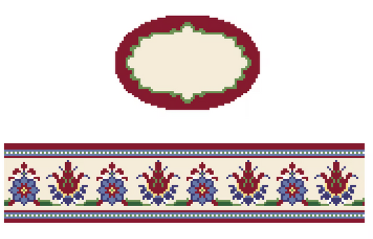 FS-O-40A Turkish Fabric Jewel Hinged Box