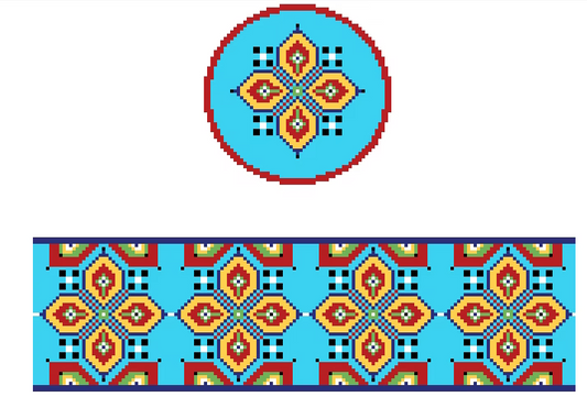 FS-R-2A Mexican Tile Hinged Box