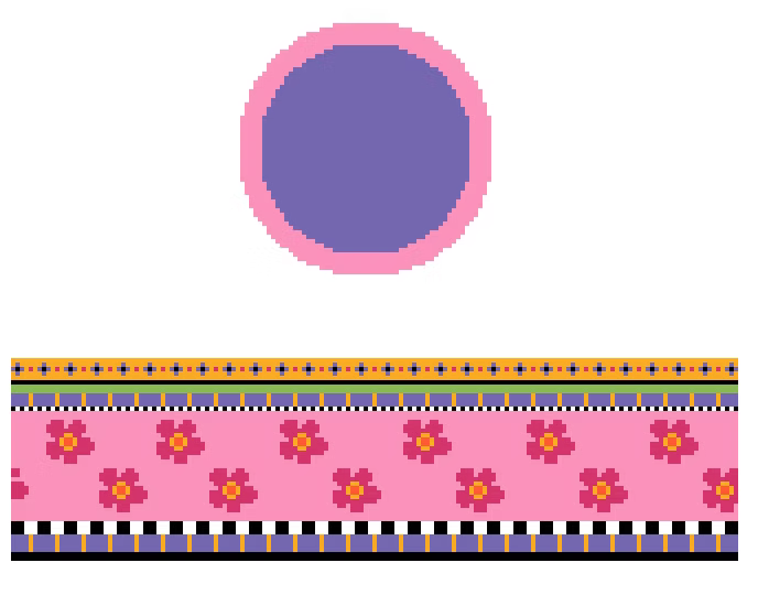 FS-R-54 Floral Pink Hinged Box