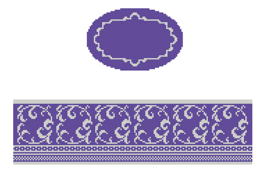 FS-O-18 Purple & Silver Hinged Box