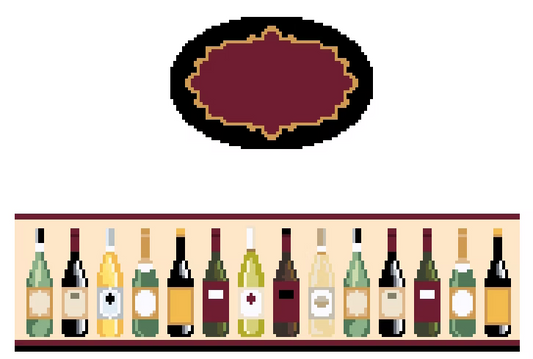 FS-O-35 Wine Bottles Hinged Box