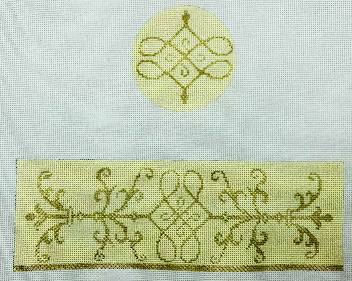 FS-R-18B Beige and Gold Hinged Box