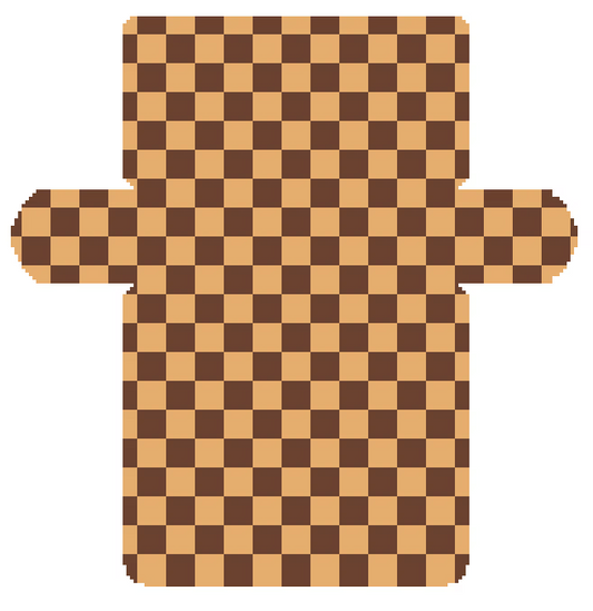 FS-Clutch-10 Brown Check