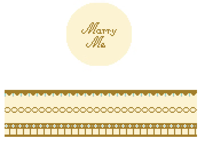 FS-R-37 Marry Me Gold Hinged Box